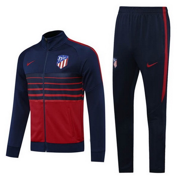 Survetement Football Atletico Madrid 2020-21 Bleu Marine Rouge